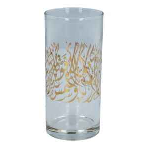Dimaj 6-Piece Fedda Cawa Cups Clear and Gold Dimaj 6-Piece Fedda Cawa Cups Clear and Gold